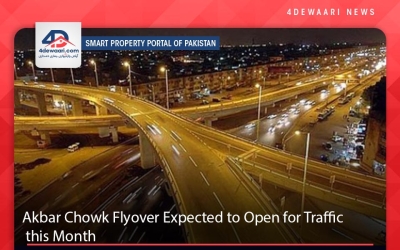 Akbar Chowk Flyover Expected to Open for Traffic this Month