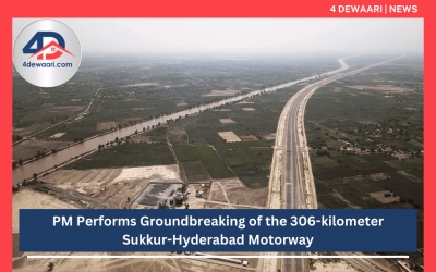 PM Performs Groundbreaking of the 306-kilometer Sukkur-Hyderabad Motorway
