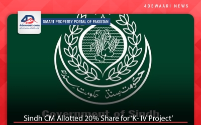Sindh CM Allotted 20%  Provincial Share for ‘K- IV Project’