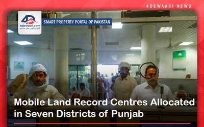 Mobile Land Record Centres allocated in Seven Districts of Punjab