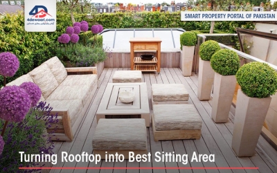 Turning Rooftop into a Best Sitting Area, Ideas And Tips