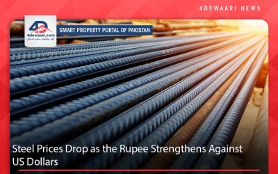 Steel Prices Drop as the Rupee Strengthens Against US Dollars