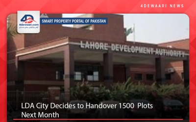 LDA City Decides to Handover 1500  Plots Next Month
