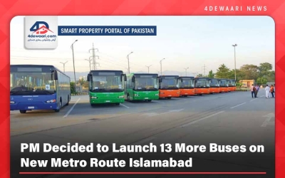 PM Decided to Launch13 More Buses on New Metro Route Islamabad