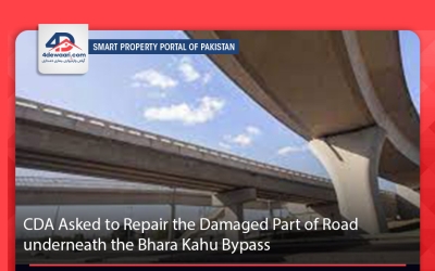 CDA Asked to Repair the Damaged Part of Road underneath the Bhara Kahu Bypass