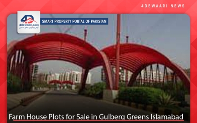 Farm House Plots for Sale in Gulberg Greens Islamabad
