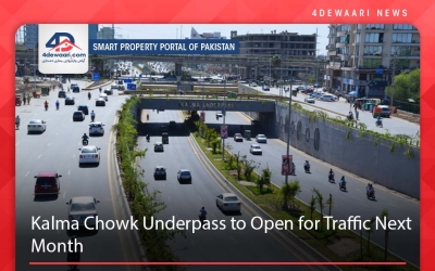 Kalma Chowk Underpass to Open for Traffic Next Month