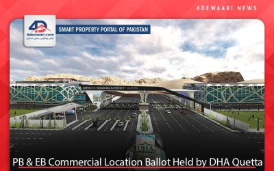 PB & EB Commercial Location Ballot Held by DHA Quetta