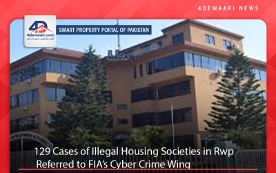 129 Cases of Illegal Housing Societies in Rwp Referred to FIA’s Cyber Crime Wing