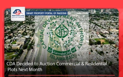 CDA Decided to Auction Commercial & Residential Plots Next Month