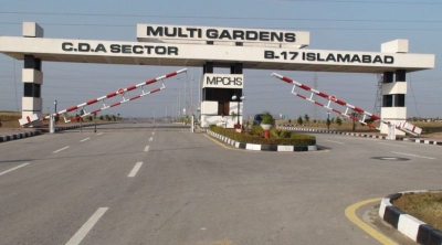14 Marla Beautiful Ground Portion available for Rent at B-17 Islamabad 