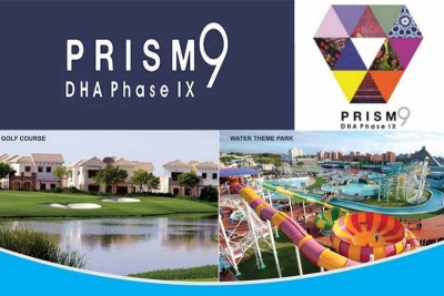 1 KANAL DEVELOP PLOT FOR SALE IN F-BLOCK DHA 9 PRISM LAHORE.
