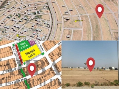 10 Marla Plot for sale located at F-3 Bahria Town Phase 8 Plot No. 272