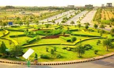 Developed 7 Marla Plot Available for sale  in Gulberg Green, Islamabad 