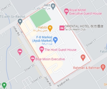 Prime Located 400 Sqft Office available for sale in F-8 Markaz Islamabad 