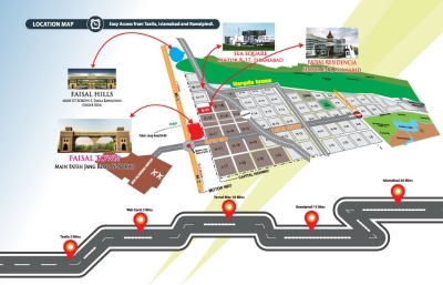 5 Marla plot available for sale in Faisal Hills  A block Islamabad