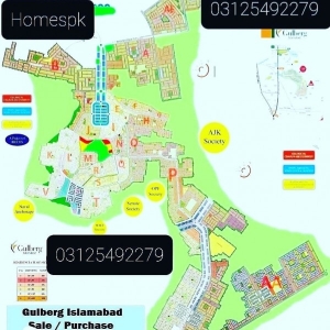 10 Marla pair plot at good location in block PGulberg Residencia