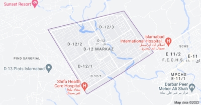 VIP 7 Marla plot available for sale in D-12/3 Islamabad