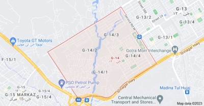 Top Located 4 Marla Plot available For sale in CDA Sector G-14/1 Islamabad 