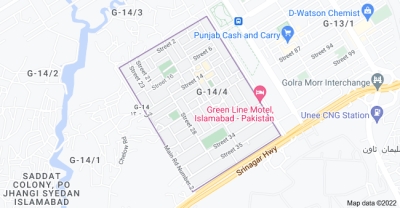 10 Marla Prime located plot for sale in G-14/2 Islamabad