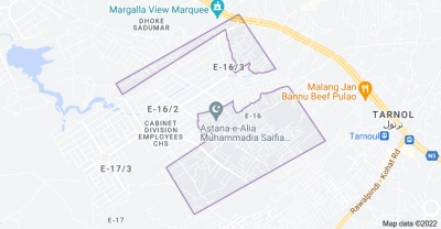  1 kanal plot for sale  in Sector E-16/2 Cabinet society Islamabad 