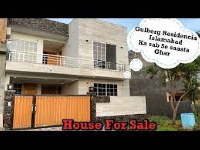 7 Marla Double Unit House  Available For Sale In Block F Gulberg Residencia Islamabad