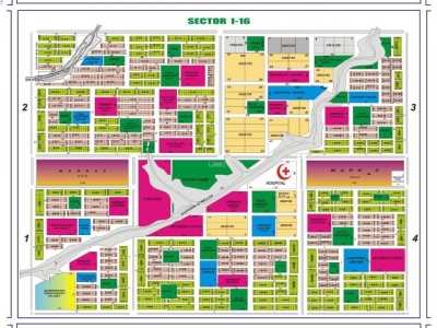 5 Marla Boulevard Plot For Sale I-16/3 Islamabad