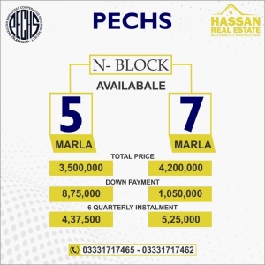 7 MARLA IDEAL PLOT FOR SALE IN PECHS N-BLOCK ISLAMABAD.