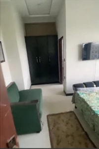 One bed fully furnished apartment for sale in D markaz Gulberg Residencia islamabad