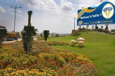 A Block 10 Marla Plot For sale in Top City Islamabad