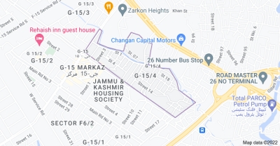VIP 8 Marla Plot Available for sale  in Sector  G-15/4   Islamabad 