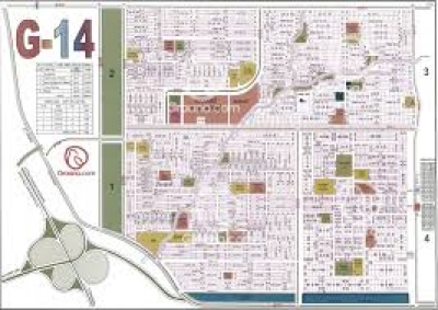 14 Marla Park Face Plot Available  For Sale G-14/4 islamabad