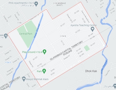 Developed 5 Marla Plot available for sale in I-16/4 Islamabad 