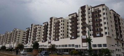 550 Sq Ft 1 bed flat  Available for sale  in Samama Mall and residency Gulberg Greens Islamabad 
