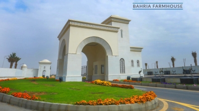 1 Acre Farm House with Extra land Available For Sale In Bahria Town Karachi