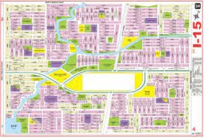 5 Marla Corner Park Face Plot For Sale I-15/4  islamabad