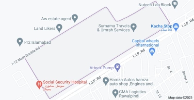 8 Marla Plot is available for sale in CDA Sector i-12/1 Islamabad 