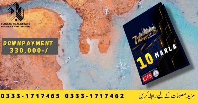 10 Marla Beautiful Plot For Sale in 7 Wonder city Islamabad.