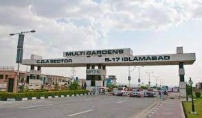 5 Marla Beautiful  Park Face Plot For Sale Multi Garden B-17, islamabad