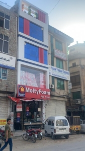 Fully renovated commercial plaza at main Adam jee road saddar Rawalpindi.