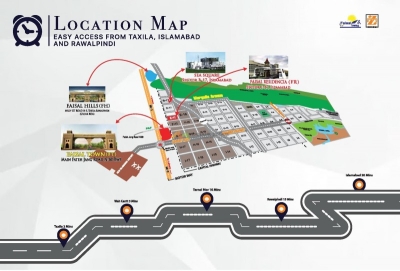 2 Kanal Short To Corner Ideal Location Block-A Residential Plot Is Available For Sale In Faisal Hills Islamabad