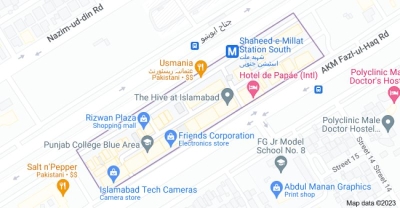 Top Located 5 kanal Commercial plot for sale in Blue area Islamabad 