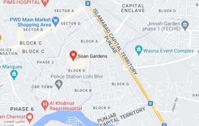 B- Block  8 Marla plot For sale in  Khyber road Soan Garden Islamabad  