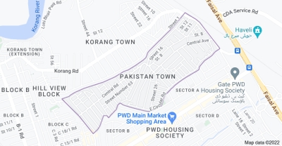 Developed 5  Marla Plot for sale In Phase 1 ,Pakistan Town Islamabad 