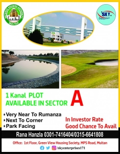 Dha Multan Plot Available In Sector A