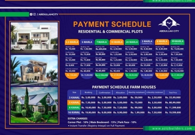 5 Marla plot in Abdullah City on Special Discount