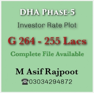 1 KANAL IDEAL PLOT FOR SALE IN G BLOCK,DHA-5 LAHORE.