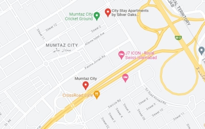 Executive Block 600 Square Yards Corner Plot for sale in Mumtaz City Islamabad 