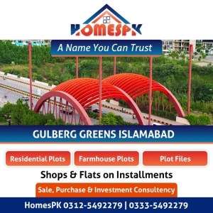 5 kanal Farmhouse for sale in Gulberg greens Islamabad  