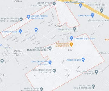 8 Marla Corner Plot for sale in Sector E-16/1 Roshan Pakistan Housing Scheme Islamabad 